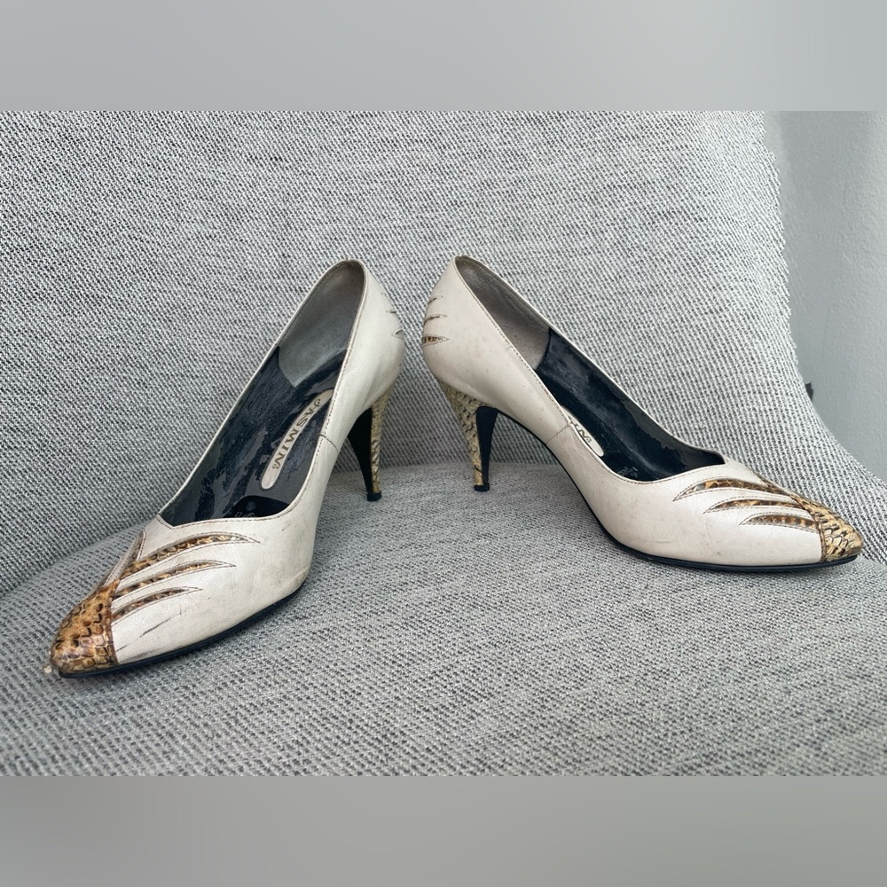 Vintage Snakeskin Heels